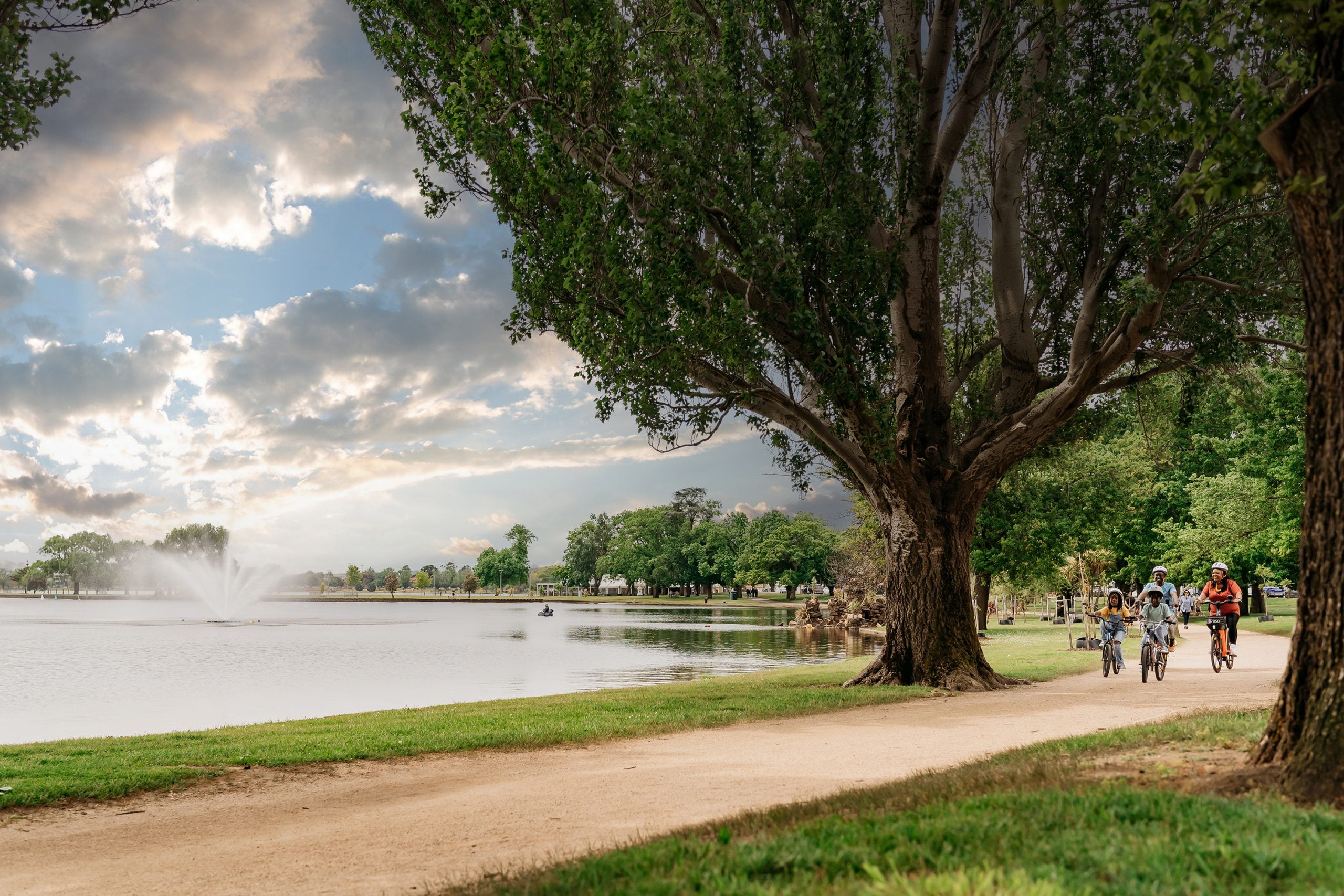 Lake Wendouree in Ballarat